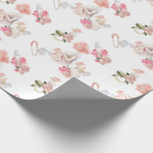 Papper för radbyte av gravid presentpapper
