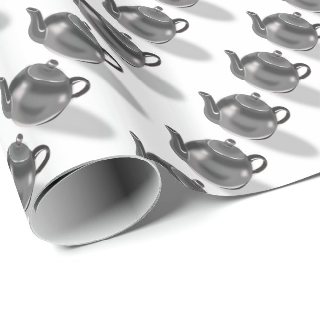 Papper för radbyte av tekanna presentpapper (Rullad Hörn)