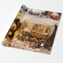 Papper för radbyte av vintage presentpapper