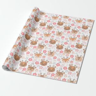 Papper för radbyte för Hjort Presentpapper
