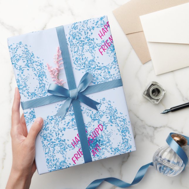 Papper för radbyte vänskapen presentpapper (Gifting)