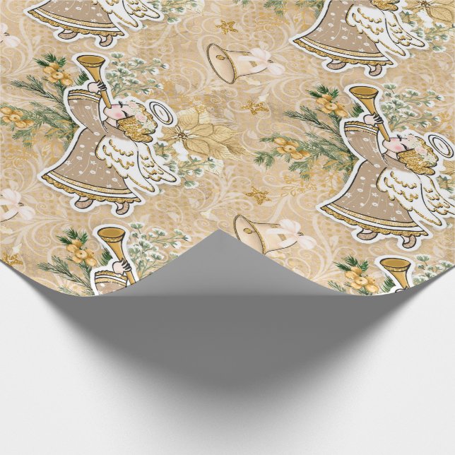 Papper för rensning av julklapp presentpapper (Hörn)