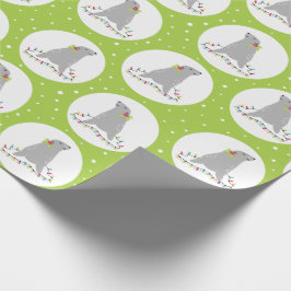 Papper för rensning av sluten jul presentpapper