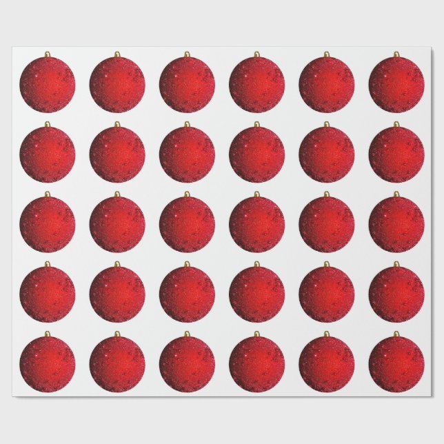 Papper för rödorange radbrytning presentpapper (Platt)