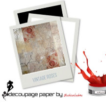 Papper för romsk parisisk decoupage