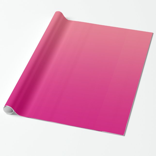 Papper för rosa Glossy Wrapping Presentpapper (Utrullad)
