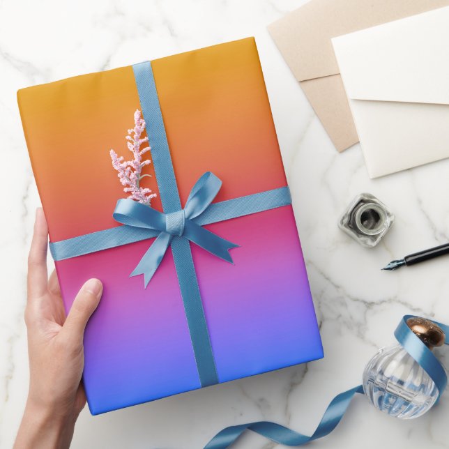 Papper för rosa Horizon Wrapping Presentpapper (Gifting)