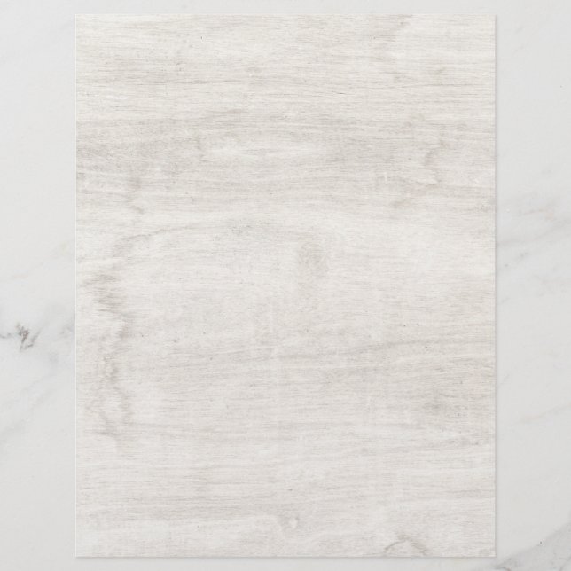 Papper för Rustik, vit Weasted Wood Scrapbook (Framsida)