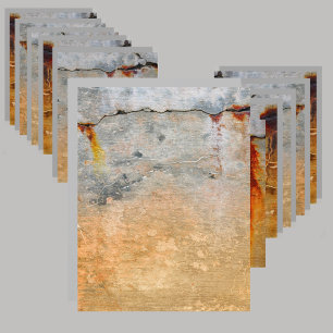 Papper för Rusty Grått Concrey Industrial Scrapboo