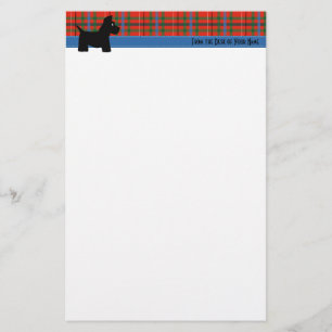 Papper för Scottieplädhandstil