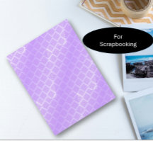 Papper för Shiny Lila Foil Lattice Craft