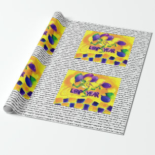 Papper för skottårgåvasjal presentpapper