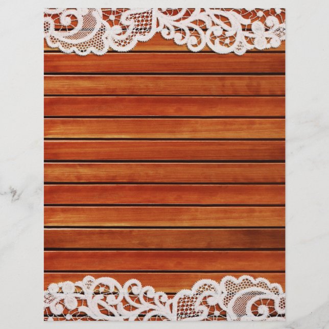 Papper för skrapbok för trä och Snöre (Framsida)