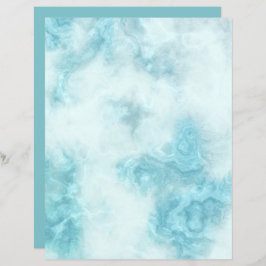 Papper för skräpbok för turkos Marble Background C