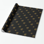Papper för skrotning av Presenter Presentpapper<br><div class="desc">Golden Presenter Wrapping Papper. Du kan lägga till ditt eget ord/bild/bakgrundsvärde färg till den här produkten via Zazzles underbara anpassningsprogram verktyg!</div>
