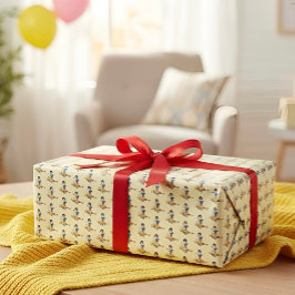 Papper för snö White Wrapping Presentpapper