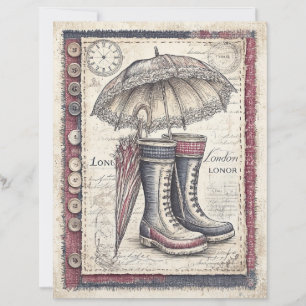 Papper för Snöre Decoupage-skrapbok