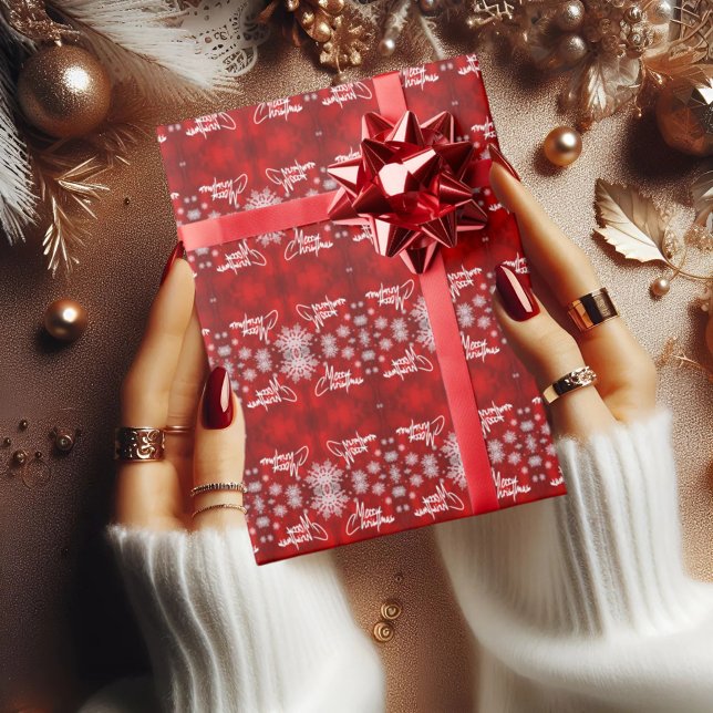 PAPPER för sömlös god jul-bearbetning Presentpapper (Skapare uppladdad)