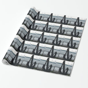Papper för stor anchor-omslagning presentpapper