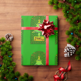 Papper för svällning av Julgran Presentpapper