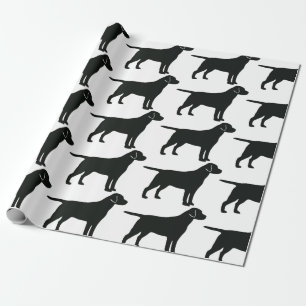 papper för svart lab Hund Presentpapper