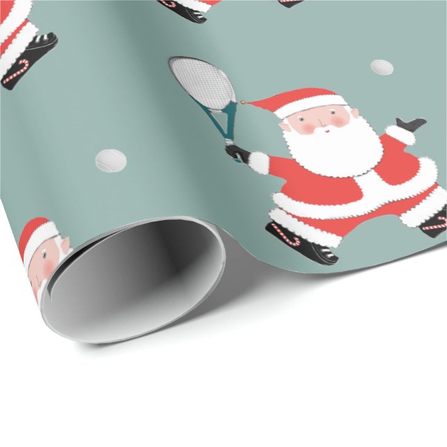 Papper för Tennis jul Wrapping Presentpapper (Rullad Hörn)