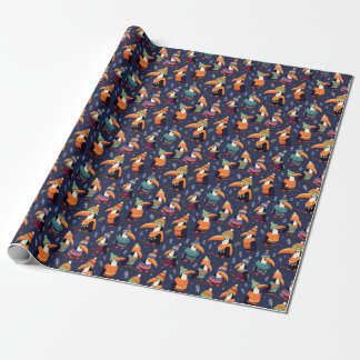 Papper för Toucan Jul Wrapping Presentpapper