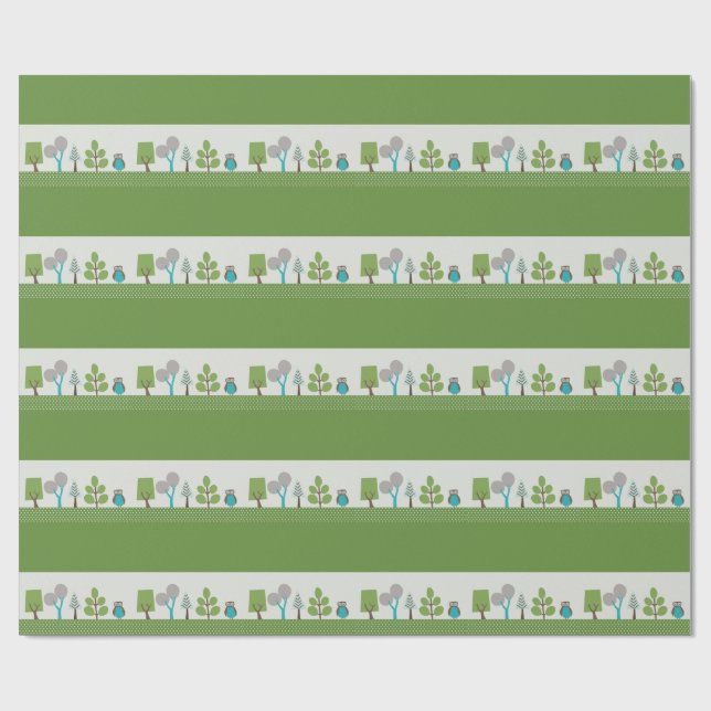 Papper för träskning presentpapper (Platt)