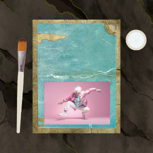 Papper för tryckt skrapbok med skrapor