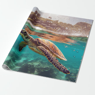 Papper för Turtle Wrapping Presentpapper
