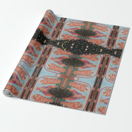 Papper för ukrainsk julafton presentpapper