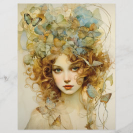 Papper för viktorianska skönhetsskräpböcker