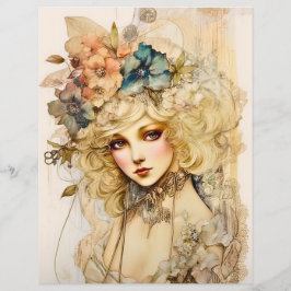 Papper för viktorianskt glamourskrapbok