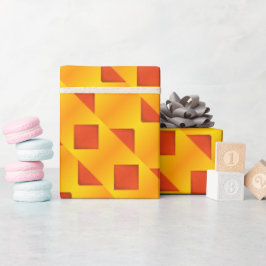 Papper för vimatisk geometrisk insvällning presentpapper