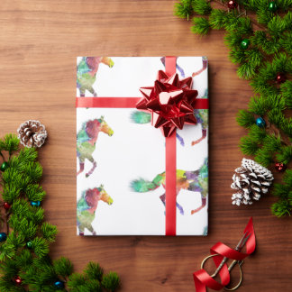 Papper för viskning av häst presentpapper