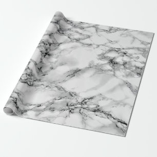Papper för vit marble Wrapping Presentpapper