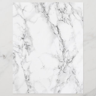 Papper för vit och Grått marble Scrapbook