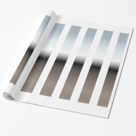 Papper för vit och vit omslagning presentpapper