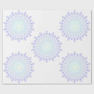 Papper för Wällning av LightGreen-LightPurple Diam Presentpapper