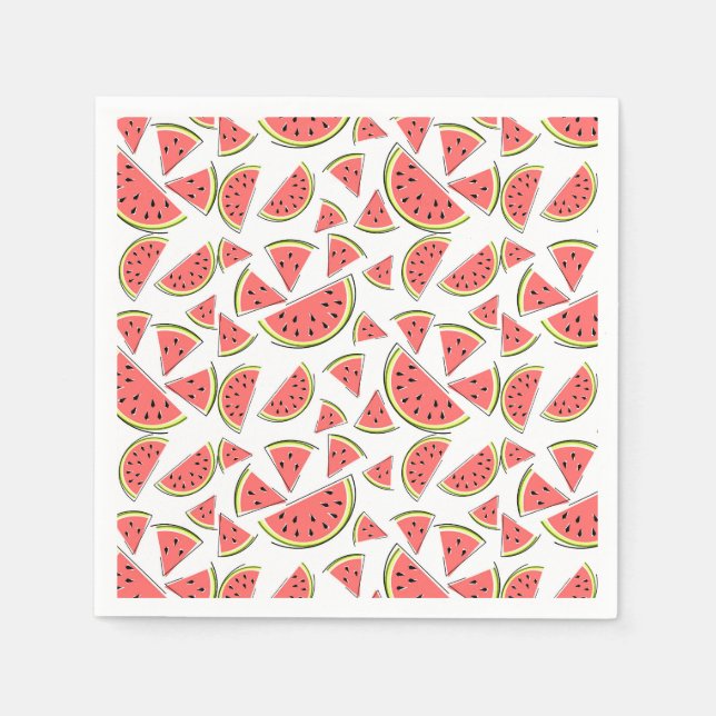 Papper för Watermelon Multi-napkins Pappersservett (Framsidan)