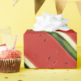 Papper för Watermelon Watermelon Wrapping med ljus Presentpapper