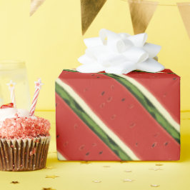 Papper för Watermelon Watermelon Wrapping med ljus Presentpapper