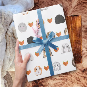 Papper för Wrapping av Guinea Gris Presentpapper