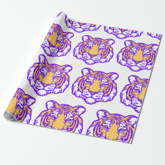 Papper för Wrapping av hand plockade Tiger Fläkt Presentpapper