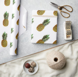 Papper förpackning av ananas mönster presentpapper