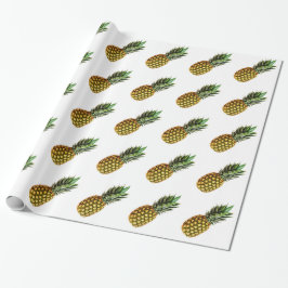 Papper förpackning av ananas mönster presentpapper