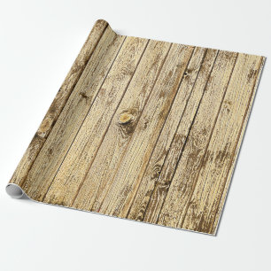 papper förpackning av blekt trä presentpapper
