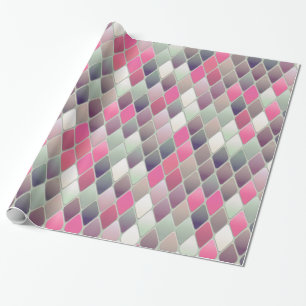 papper förpackning av diamantpastellförpackad grön presentpapper