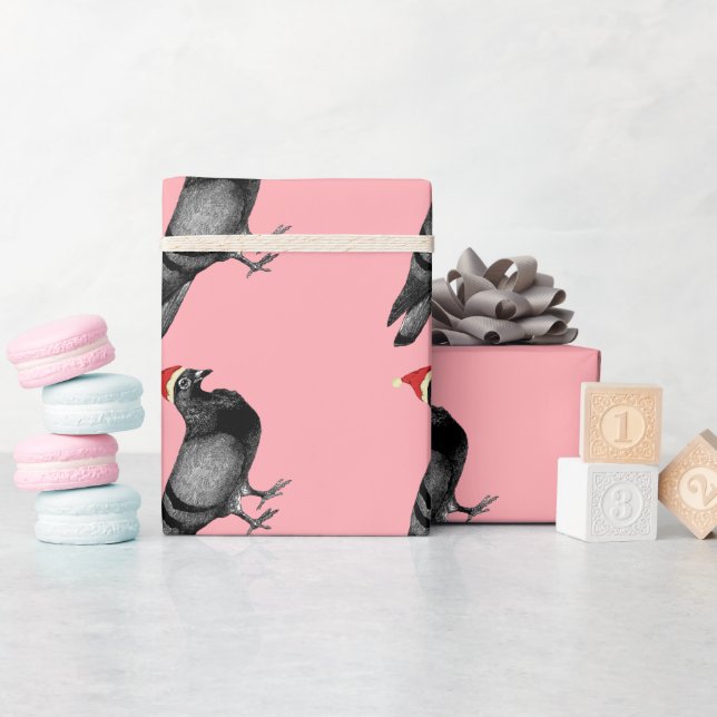 papper förpackning av duva, julomslag presentpapper (Baby Shower)