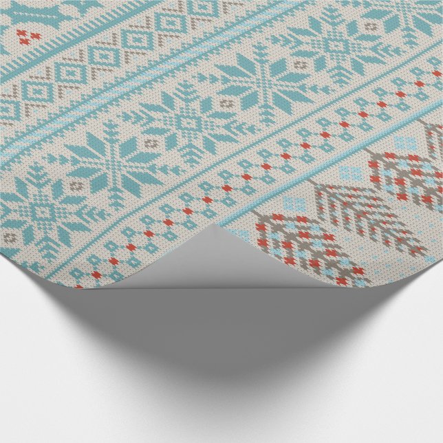 papper förpackning av sticka-sötare presentpapper (Hörn)